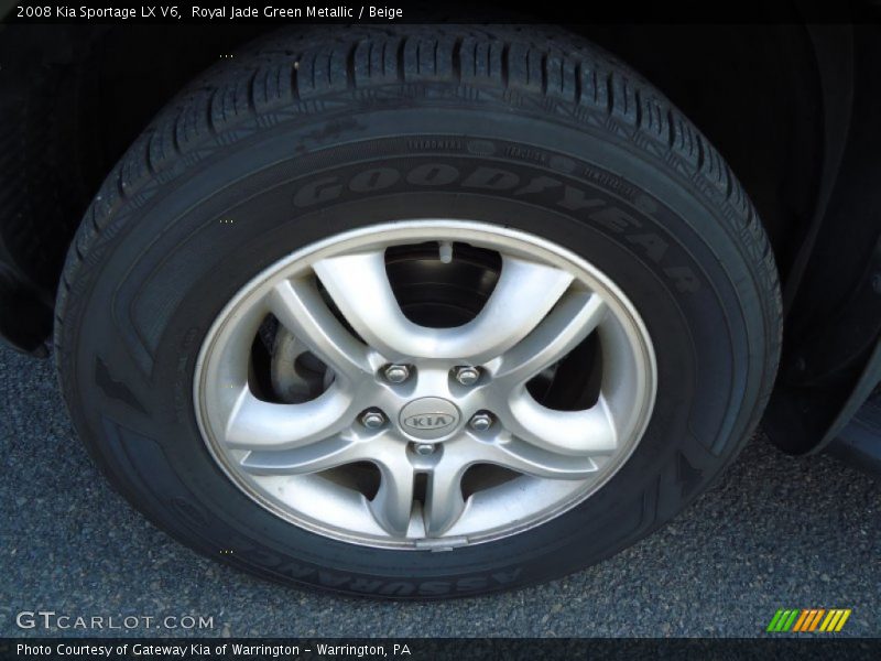 Royal Jade Green Metallic / Beige 2008 Kia Sportage LX V6