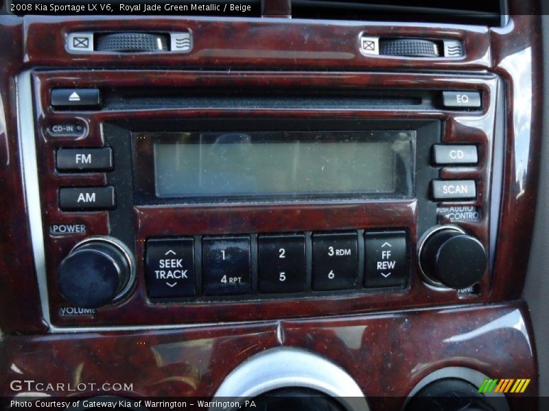 Royal Jade Green Metallic / Beige 2008 Kia Sportage LX V6