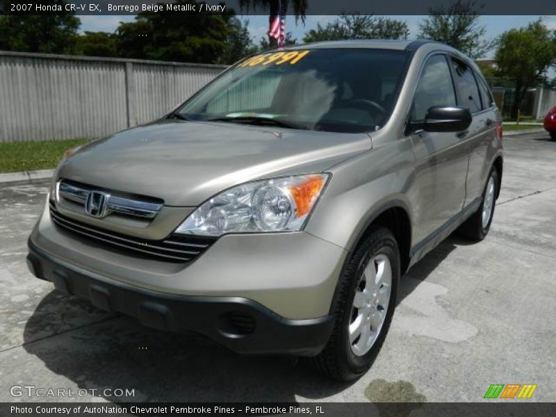 Borrego Beige Metallic / Ivory 2007 Honda CR-V EX