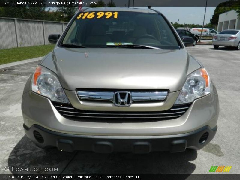 Borrego Beige Metallic / Ivory 2007 Honda CR-V EX