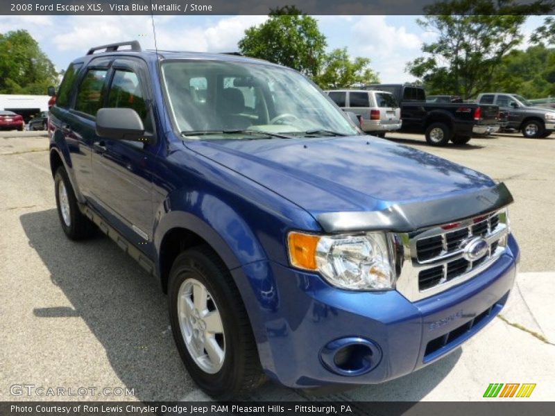 Vista Blue Metallic / Stone 2008 Ford Escape XLS