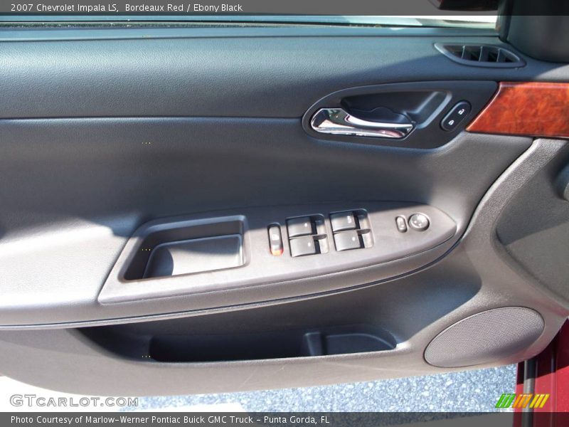 Bordeaux Red / Ebony Black 2007 Chevrolet Impala LS
