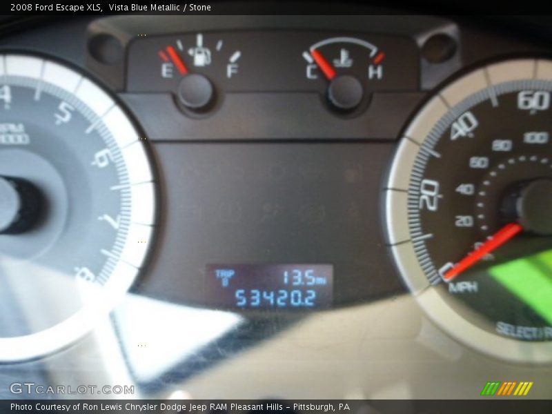 Vista Blue Metallic / Stone 2008 Ford Escape XLS