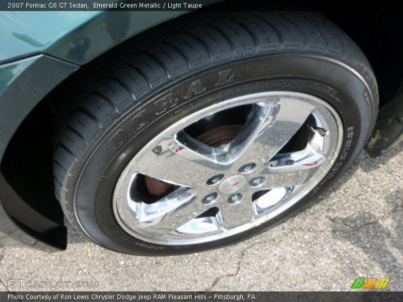 Emerald Green Metallic / Light Taupe 2007 Pontiac G6 GT Sedan
