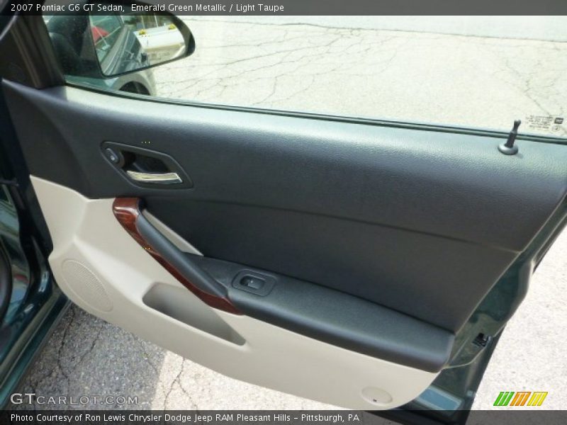 Emerald Green Metallic / Light Taupe 2007 Pontiac G6 GT Sedan