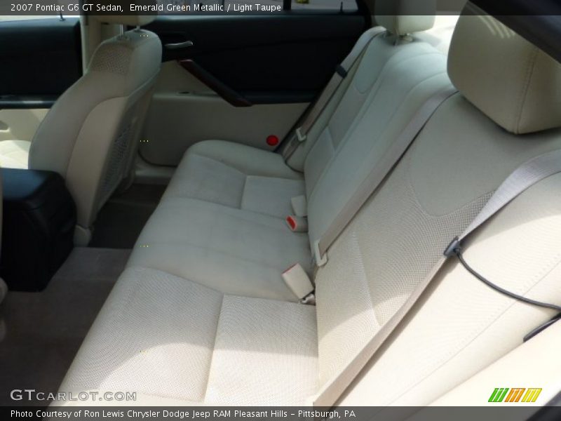 Emerald Green Metallic / Light Taupe 2007 Pontiac G6 GT Sedan