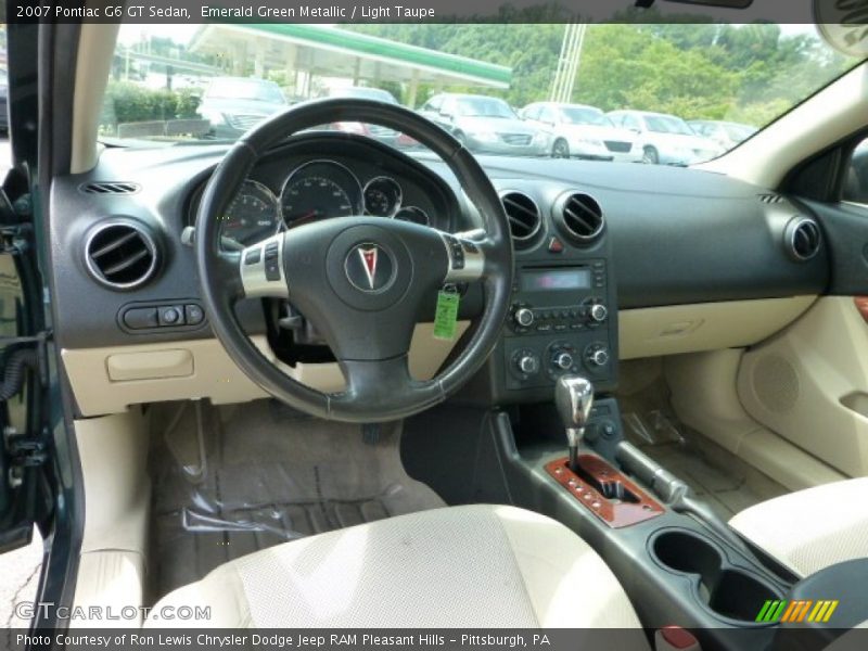 Emerald Green Metallic / Light Taupe 2007 Pontiac G6 GT Sedan