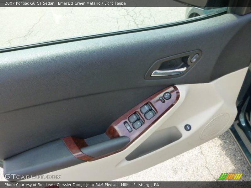 Emerald Green Metallic / Light Taupe 2007 Pontiac G6 GT Sedan