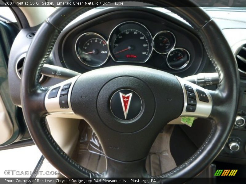 Emerald Green Metallic / Light Taupe 2007 Pontiac G6 GT Sedan