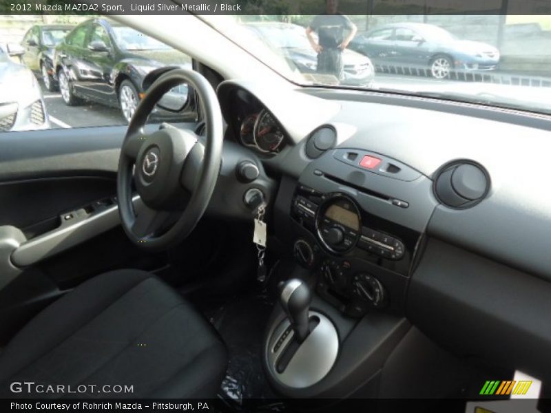 Liquid Silver Metallic / Black 2012 Mazda MAZDA2 Sport