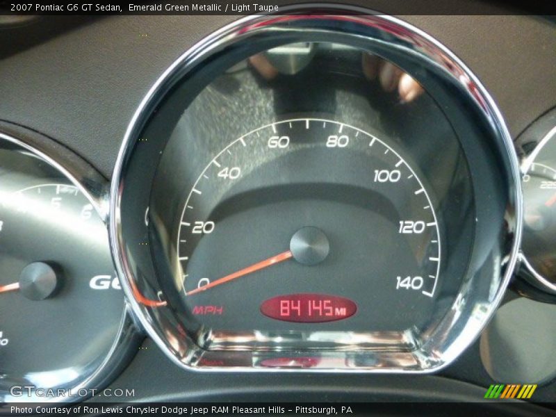 Emerald Green Metallic / Light Taupe 2007 Pontiac G6 GT Sedan