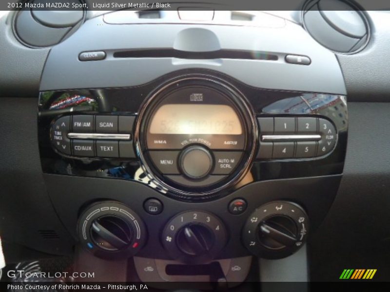 Liquid Silver Metallic / Black 2012 Mazda MAZDA2 Sport