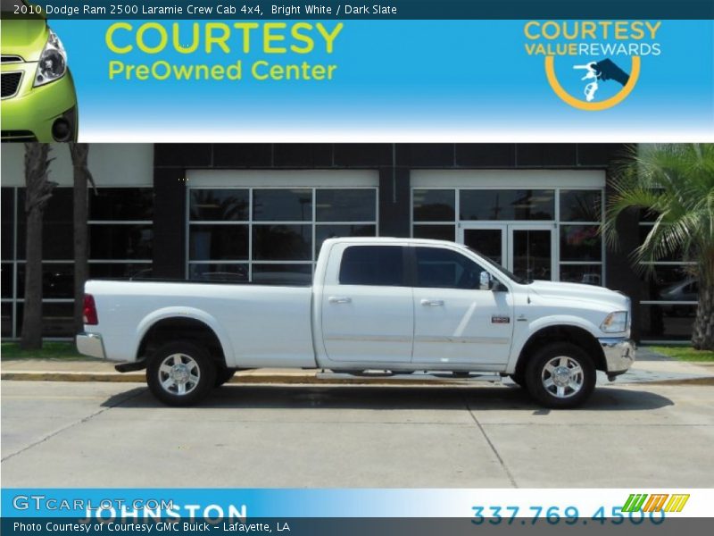 Bright White / Dark Slate 2010 Dodge Ram 2500 Laramie Crew Cab 4x4