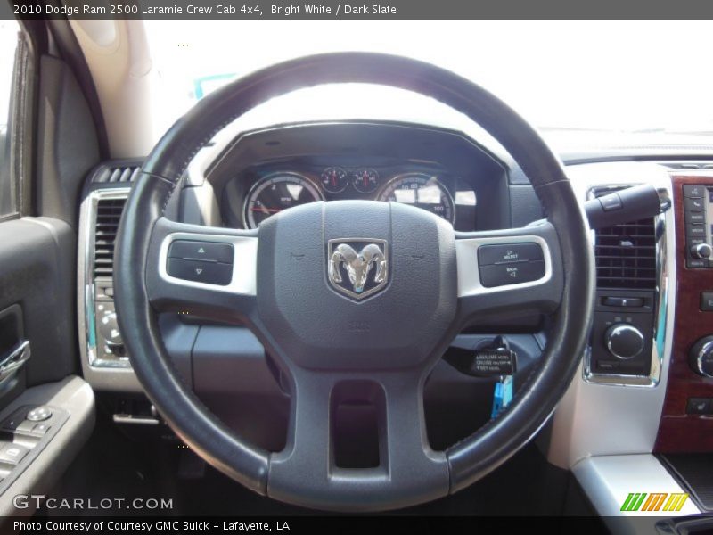 Bright White / Dark Slate 2010 Dodge Ram 2500 Laramie Crew Cab 4x4