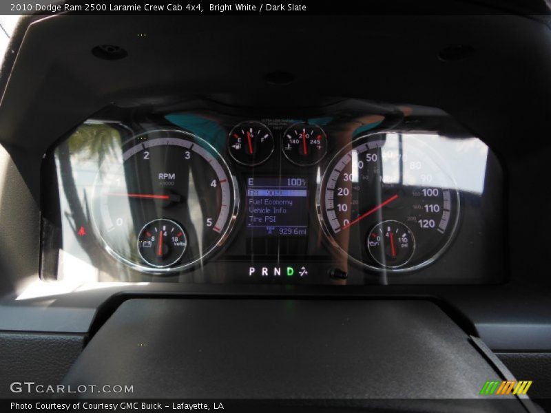 Bright White / Dark Slate 2010 Dodge Ram 2500 Laramie Crew Cab 4x4