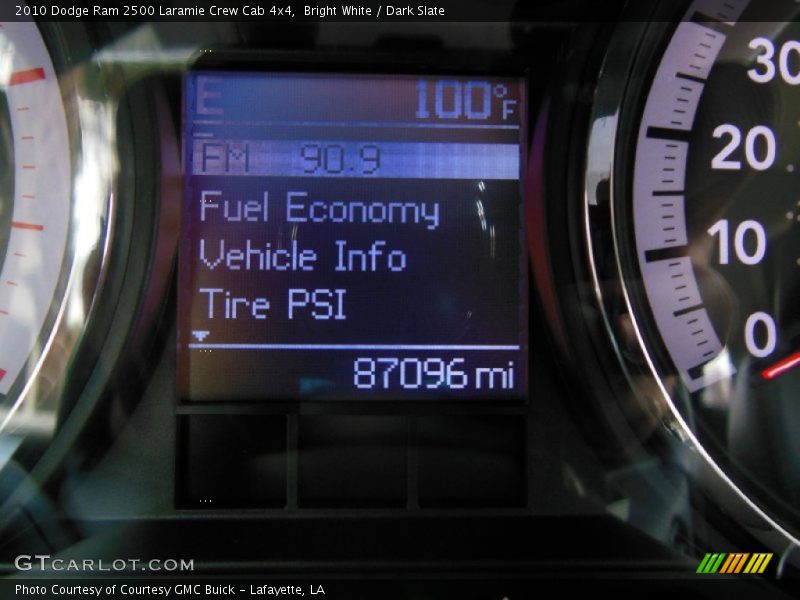 Bright White / Dark Slate 2010 Dodge Ram 2500 Laramie Crew Cab 4x4