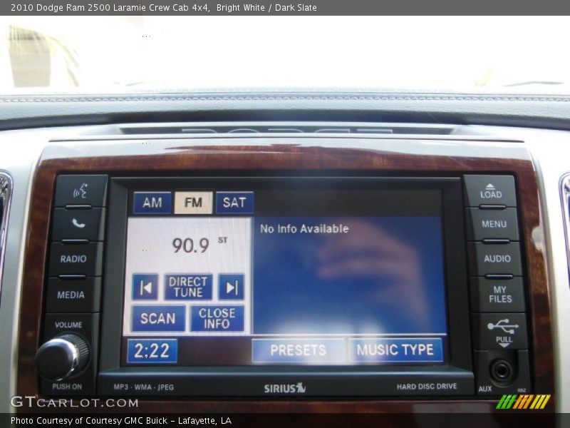 Bright White / Dark Slate 2010 Dodge Ram 2500 Laramie Crew Cab 4x4