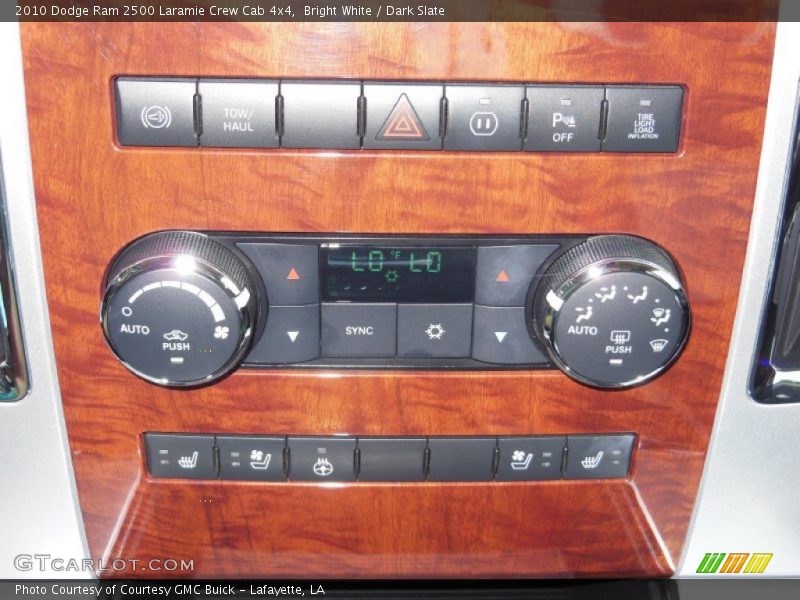 Bright White / Dark Slate 2010 Dodge Ram 2500 Laramie Crew Cab 4x4