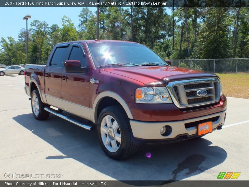 Mahogany Metallic / Castano Brown Leather 2007 Ford F150 King Ranch SuperCrew 4x4