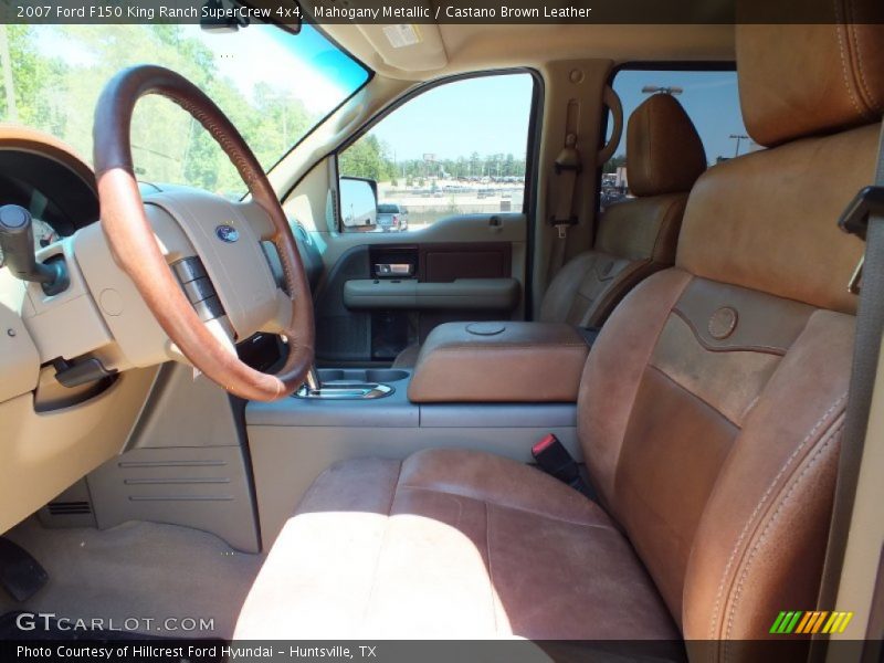 Mahogany Metallic / Castano Brown Leather 2007 Ford F150 King Ranch SuperCrew 4x4