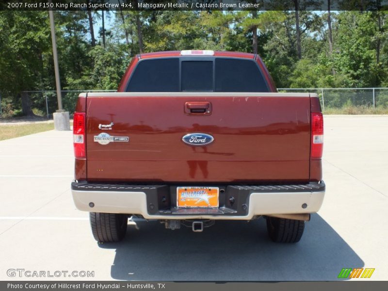 Mahogany Metallic / Castano Brown Leather 2007 Ford F150 King Ranch SuperCrew 4x4