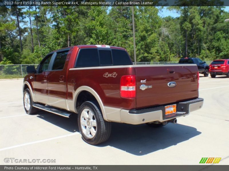 Mahogany Metallic / Castano Brown Leather 2007 Ford F150 King Ranch SuperCrew 4x4