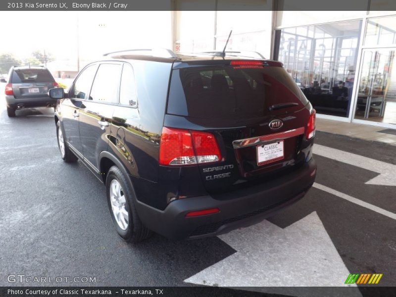 Ebony Black / Gray 2013 Kia Sorento LX