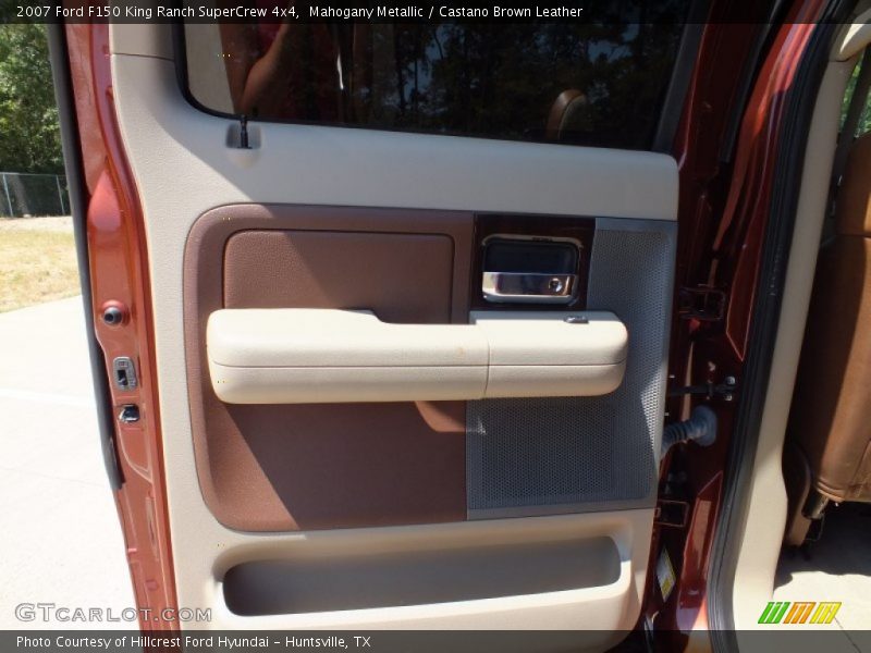 Mahogany Metallic / Castano Brown Leather 2007 Ford F150 King Ranch SuperCrew 4x4