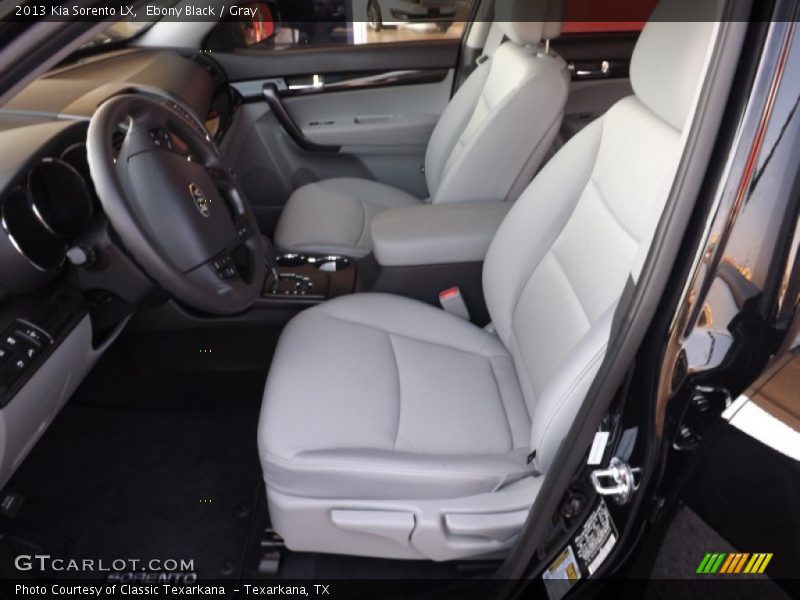 Ebony Black / Gray 2013 Kia Sorento LX