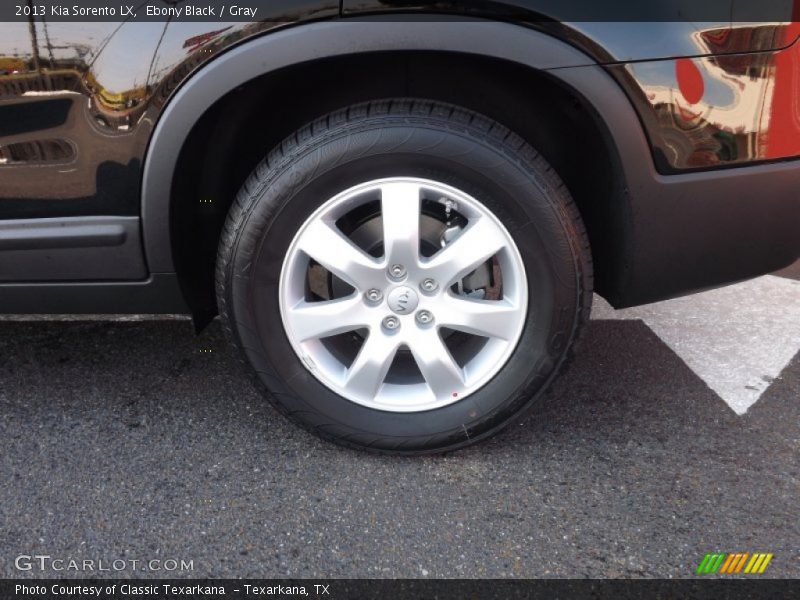 Ebony Black / Gray 2013 Kia Sorento LX