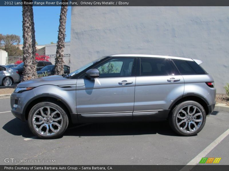  2012 Range Rover Evoque Pure Orkney Grey Metallic