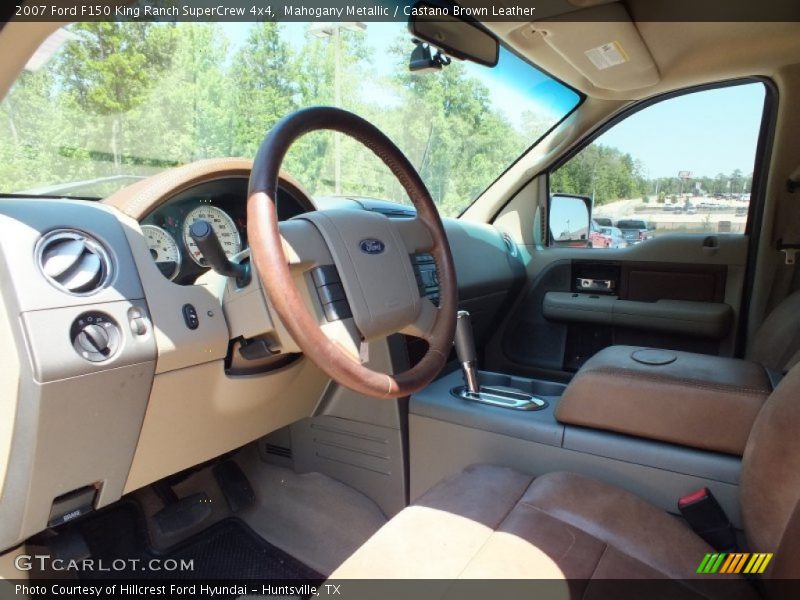Mahogany Metallic / Castano Brown Leather 2007 Ford F150 King Ranch SuperCrew 4x4
