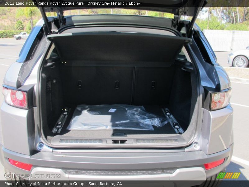 Orkney Grey Metallic / Ebony 2012 Land Rover Range Rover Evoque Pure