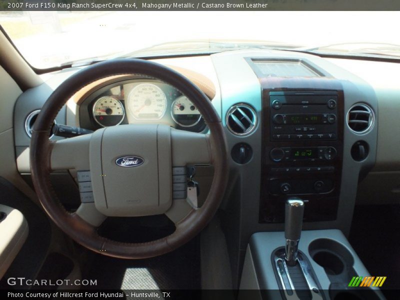 Mahogany Metallic / Castano Brown Leather 2007 Ford F150 King Ranch SuperCrew 4x4