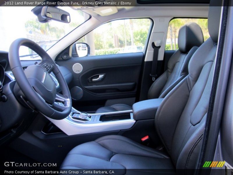 Orkney Grey Metallic / Ebony 2012 Land Rover Range Rover Evoque Pure