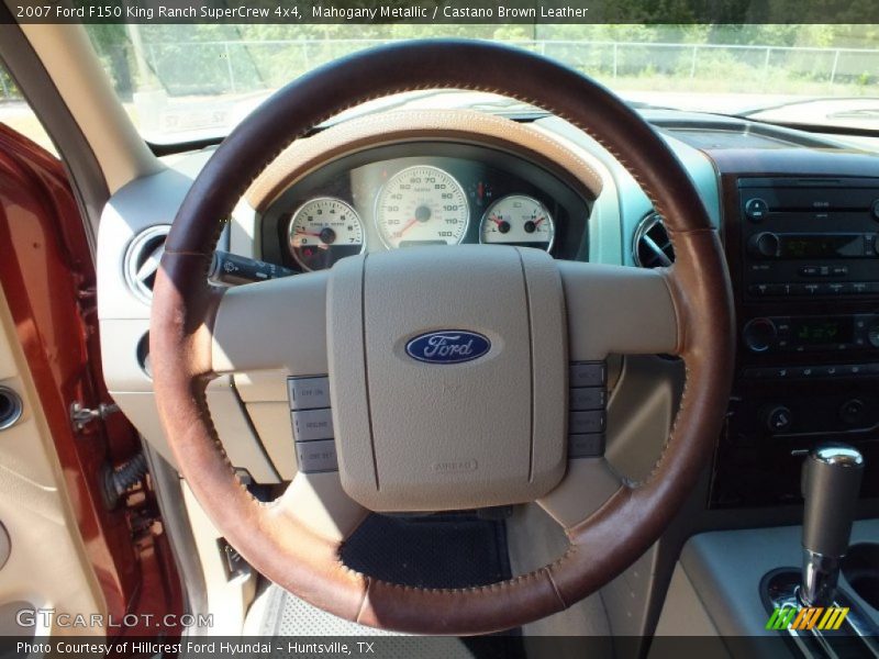 Mahogany Metallic / Castano Brown Leather 2007 Ford F150 King Ranch SuperCrew 4x4