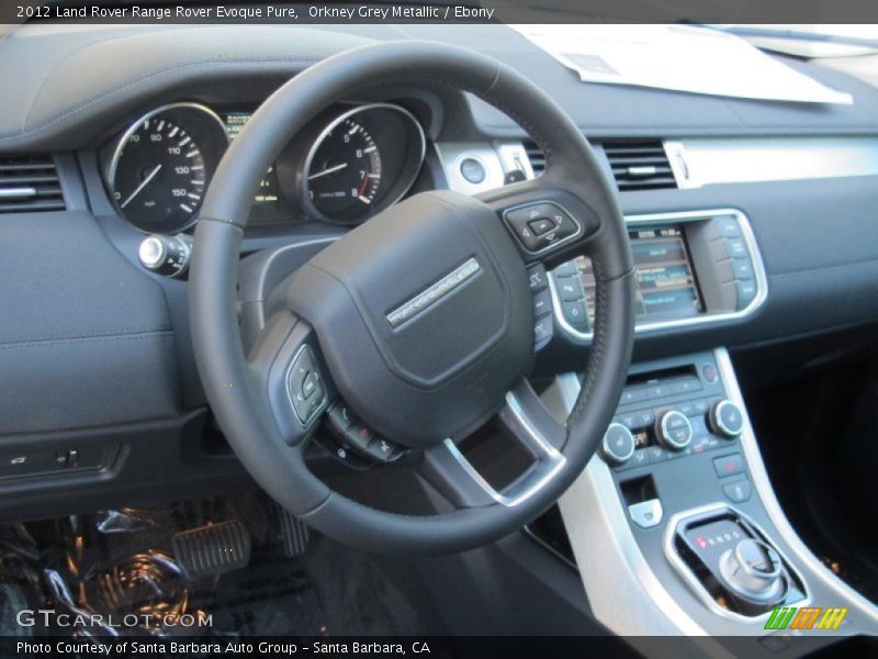 Dashboard of 2012 Range Rover Evoque Pure