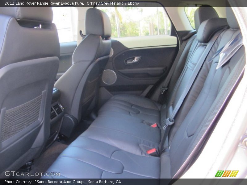 Orkney Grey Metallic / Ebony 2012 Land Rover Range Rover Evoque Pure