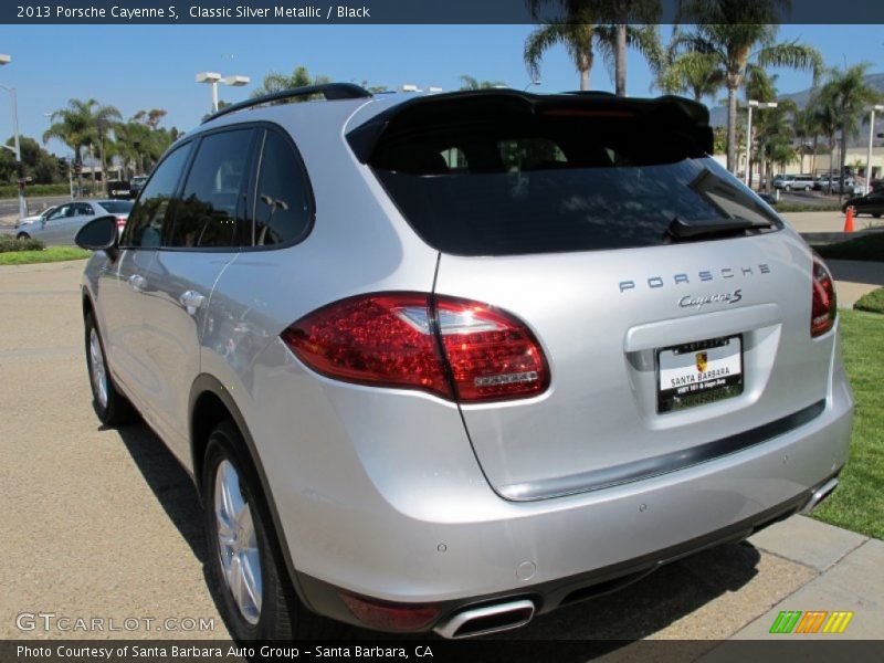 Classic Silver Metallic / Black 2013 Porsche Cayenne S