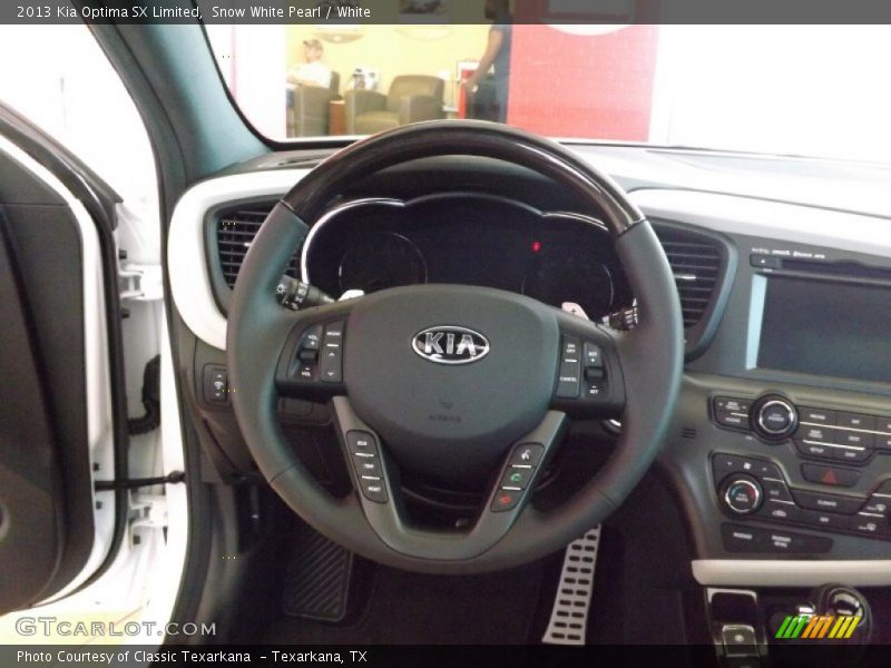 Dashboard of 2013 Optima SX Limited