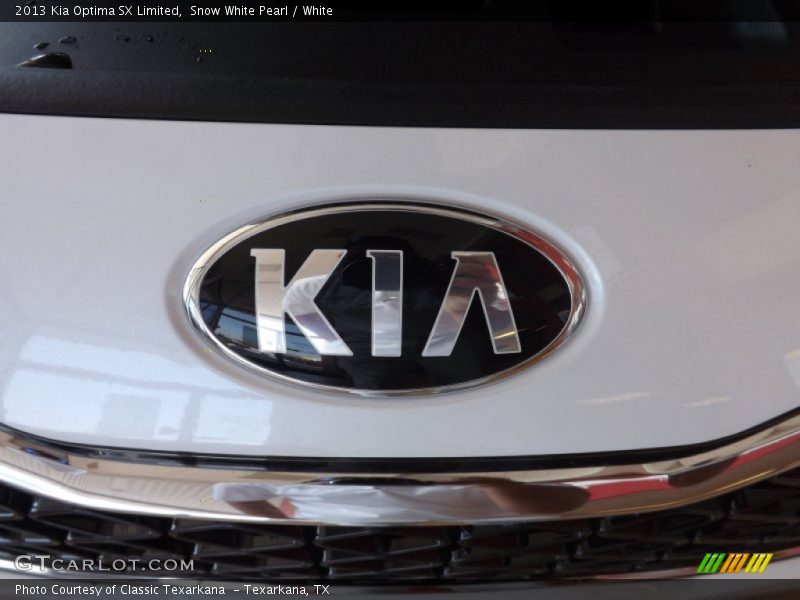 Snow White Pearl / White 2013 Kia Optima SX Limited