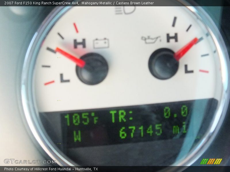 Mahogany Metallic / Castano Brown Leather 2007 Ford F150 King Ranch SuperCrew 4x4
