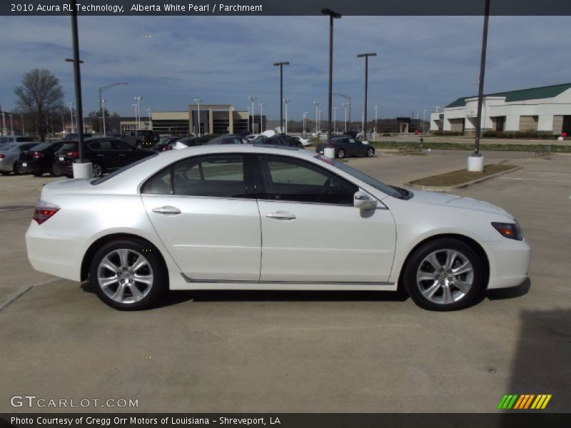 Alberta White Pearl / Parchment 2010 Acura RL Technology