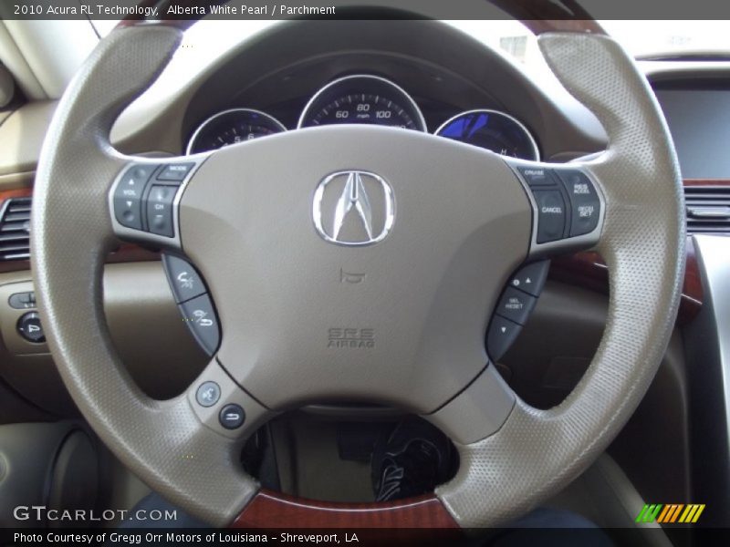 Alberta White Pearl / Parchment 2010 Acura RL Technology