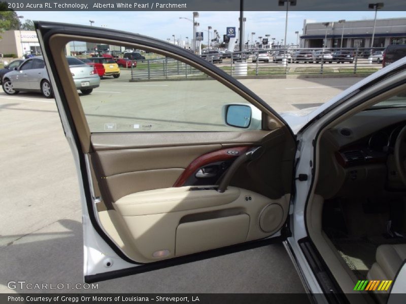 Alberta White Pearl / Parchment 2010 Acura RL Technology