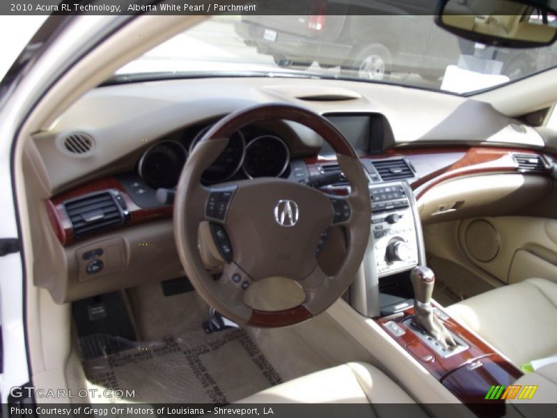 Alberta White Pearl / Parchment 2010 Acura RL Technology