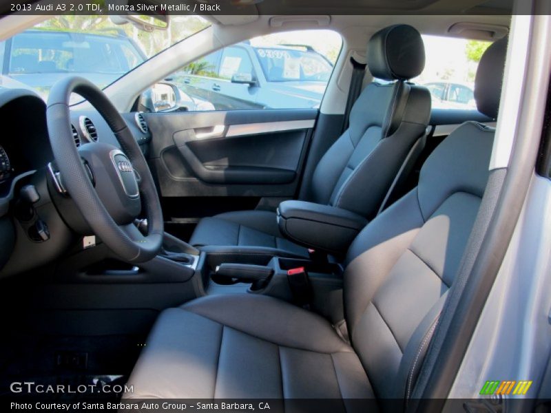 Front Seat of 2013 A3 2.0 TDI