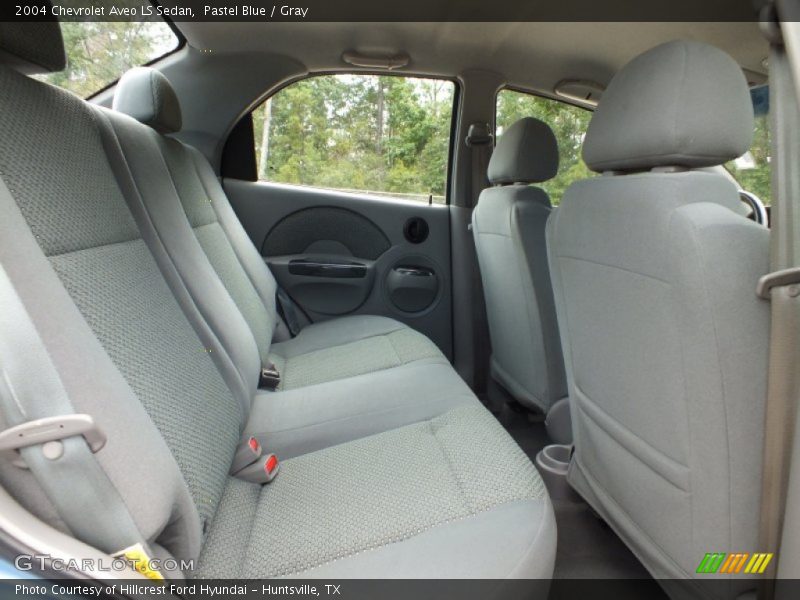 Rear Seat of 2004 Aveo LS Sedan