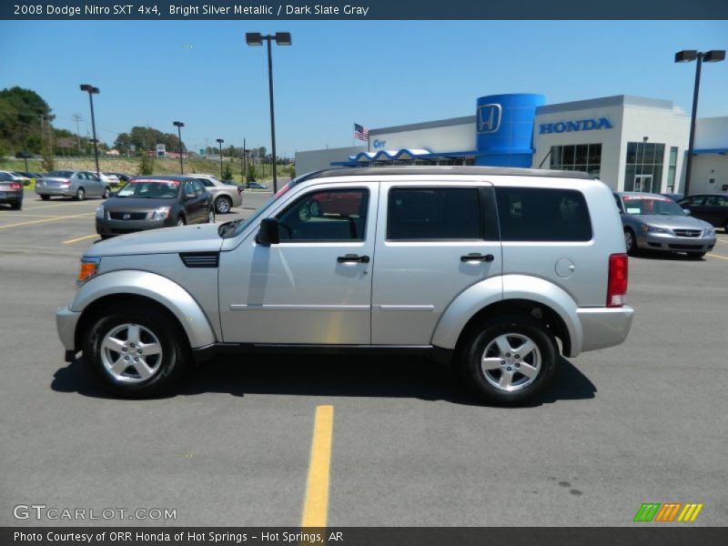 Bright Silver Metallic / Dark Slate Gray 2008 Dodge Nitro SXT 4x4