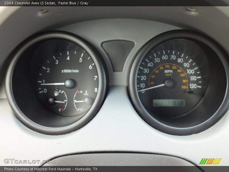  2004 Aveo LS Sedan LS Sedan Gauges